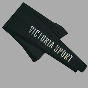 Knockout BY Victoria's Secret Black Logo Leggings Size Small